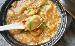 Khoai môn hầm sốt thịt băm: Món ăn cho ngày thu