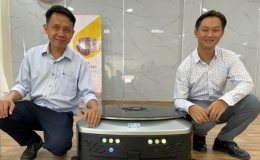 Kỹ sư Việt chế tạo robot tự hành trong nhà máy