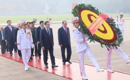 Lãnh đạo Đảng, Nhà nước vào Lăng viếng Chủ tịch Hồ Chí Minh