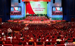 Phiên làm việc thứ nhất Đại hội đại biểu toàn quốc Mặt trận Tổ quốc Việt Nam lần thứ X