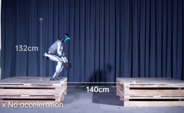 Robot hình người lập kỷ lục nhảy xa