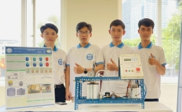 Sinh viên làm thiết bị lưu trữ hydrogen