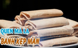 Thơm ngon bánh kẹp mặn miền Tây