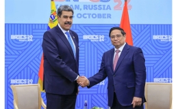 Thủ tướng Chính phủ Phạm Minh Chính hội kiến Tổng thống Venezuela Nicolas Maduro