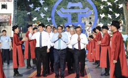 Thủ tướng Phạm Minh Chính dự Ngày hội Văn hóa vì hòa bình - Kỷ Niệm 70 năm Giải Phóng Thủ Đô