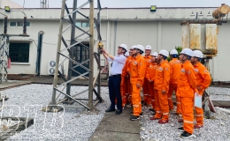 Xí nghiệp lưới điện cao thế Thái Bình: Hoàn thành 2.499 phiên sửa chữa, không để xảy ra mất an toàn lao động