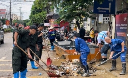Xử lý môi trường sau ngập lụt