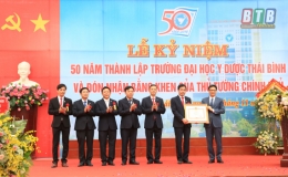 Trường Đại học Y Dược Thái Bình tổ chức lễ kỷ niệm 50 năm thành lập