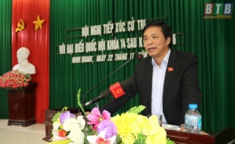 Tiếp xúc cử tri sau kỳ họp thứ sáu, Quốc hội khóa XIV