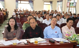 Tiếp xúc cử tri tại huyện Kiến Xương