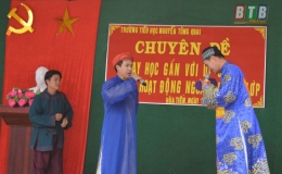 Trường Tiểu học Nguyễn Tông Quai tổ chức chuyên đề dạy học gắn với di sản và các hoạt động ngoài giờ lên lớp