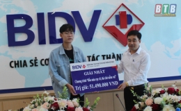 BIDV Chi nhánh Thái Bình trao giải chương trình tiết kiệm dự thưởng