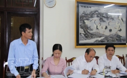 Ban Kinh tế - Ngân sách, HĐND tỉnh giám sát tại Sở Nông nghiệp và Phát triển nông thôn