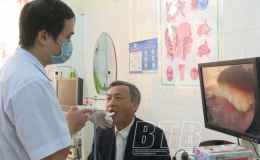 Thái Thụy khám sức khỏe định kỳ cho cán bộ năm 2020