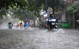 Tin mưa lớn diện rộng tại Thái Bình