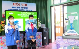 Hội thi khoa học kỹ thuật dành cho học sinh THCS cấp huyện năm học 2021-2022