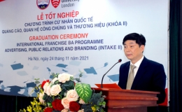 Lễ tốt nghiệp Chương trình Cử nhân quốc tế Quảng cáo, PR và Thương hiệu khóa II