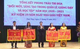 Thái Thụy: Tổng kết phong trào thi đua năm học 2020 - 2021