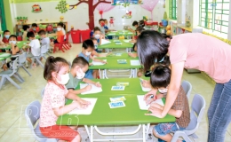 Trường Mầm non Đông Động: “Vườn ươm” tuổi thơ