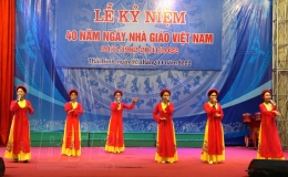 Trường Cao đẳng Văn hóa nghệ thuật: Kỷ niệm 40 năm ngày Nhà giáo Việt Nam