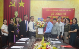 Công bố quyết định thành lập Chi bộ Công ty TNHH Xây dựng thương mại và Sản xuất Đại Thành Long