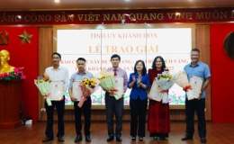 Khánh Hòa trao Giải báo chí về xây dựng Đảng năm 2022