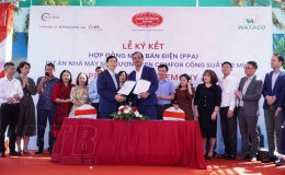 Ký kết hợp đồng mua bán điện năng lượng mặt trời
