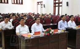 Đồng chí Nguyễn Tiến Thành, Phó Bí thư thường trực Tỉnh ủy, Chủ tịch HĐND tỉnh tiếp xúc cử tri tại thành phố Thái Bình