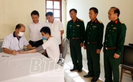Vũ Thư khám tuyển nghĩa vụ quân sự năm 2023