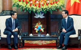 Chủ tịch nước Võ Văn Thưởng tiếp Phó Thủ tướng, Bộ trưởng Ngoại giao Lào Saleumxay Kommasith