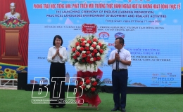 Lễ phát động phong trào học tiếng Anh tại Trường THCS Trọng Quan