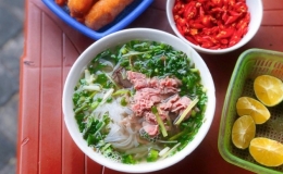 Phở bò lọt top món ngon