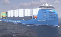 Tàu container đầu tiên trên thế giới chạy bằng amoniac
