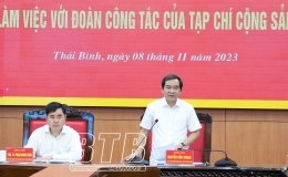 Thường trực Tỉnh ủy làm việc với đoàn công tác của Tạp chí Cộng sản