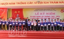 Trường THCS Minh Lãng kỷ niệm 60 năm thành lập