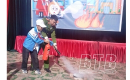 Trường Tiểu học Kim Đồng: Giao lưu chuyên đề Phòng, chống và xử lý cháy nổ