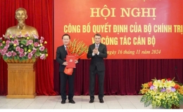 Công bố quyết định của Bộ Chính trị chuẩn y chức danh Bí thư Tỉnh ủy Nghệ An, nhiệm kỳ 2020-2025
