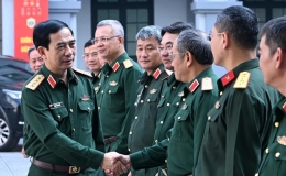 Đại tướng Phan Văn Giang dự, chỉ đạo Hội nghị bàn giao nhiệm vụ Tổng cục trưởng Tổng cục II