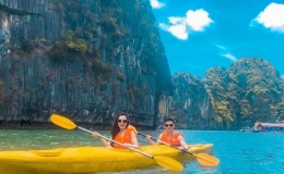Dừng hoạt động dịch vụ chèo thuyền kayak ở đảo Cát Bà