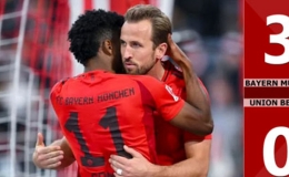 Kết quả bàn thắng Bayern Munich vs Union Berlin: 3-0 (Vòng 9 Bundesliga 2024/25)