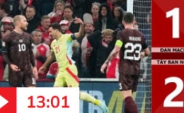 Kết quả bàn thắng Đan Mạch vs Tây Ban Nha: 1-2 (Vòng bảng Nations League 2024/25)