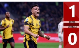 Kết quả bàn thắng Inter vs Venezia: 1-0 (Vòng 11 Serie A 2024/25)