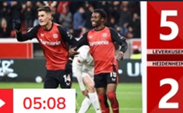Kết quả bàn thắng Leverkusen vs Heidenheim: 5-2 (Vòng 11 Bundesliga 2024/25)