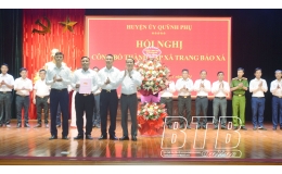 Quỳnh Phụ: Công bố thành lập xã Trang Bảo Xá