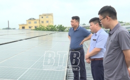 Thái Bình: Công suất điện mặt trời áp mái đạt 11,86MWp