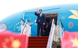Thủ tướng Phạm Minh Chính đến Côn Minh, bắt đầu tham dự các Hội nghị cấp cao GSM 8, ACMEC 10 và CLMV 11
