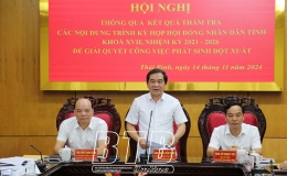 Thường trực HĐND tỉnh: Thông qua kết quả thẩm tra một số tờ trình
