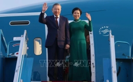 Tổng Bí thư Tô Lâm và Phu nhân lên đường thăm chính thức Malaysia