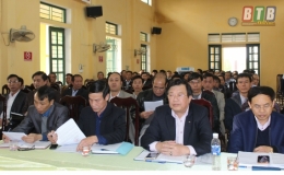 Tiếp xúc cử tri sau kỳ họp thứ năm, HĐND tỉnh tại Đông Hưng