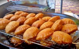 Bánh áp chao - món ngon mùa lạnh ở Cao Bằng